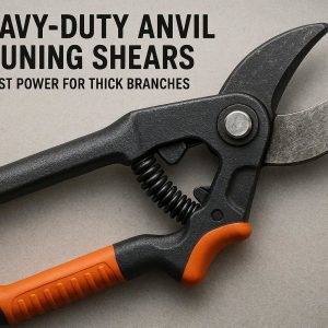 10 Heavy-Duty Anvil Pruning Shears - Robust Power for Thick Branches